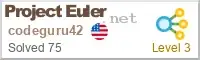 Me on projecteuler.net