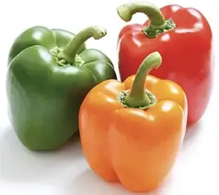 green, red and yellow "fruits"