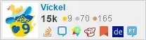 profile for Vickel on Stack Exchange, a network of free, community-driven Q&A sites
