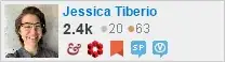profile for Jessica Tiberio on Stack Exchange, a network of free, community-driven Q&A sites